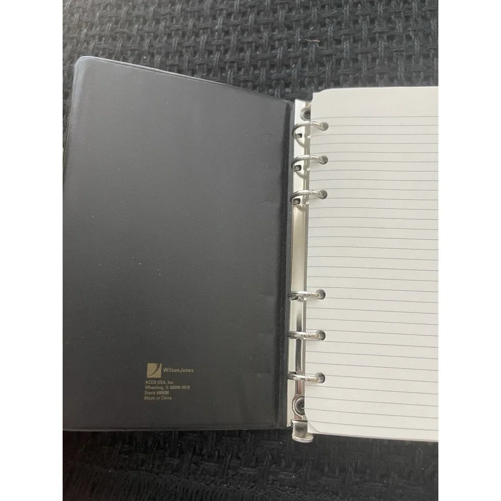 NOS VTG Binder &1993 Mead Memo Book Refill 6 Ring 3.75